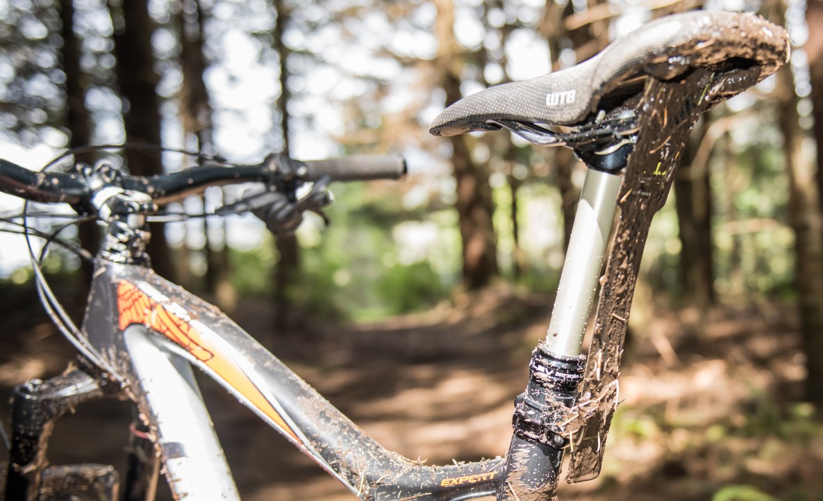 dropper post mudguard